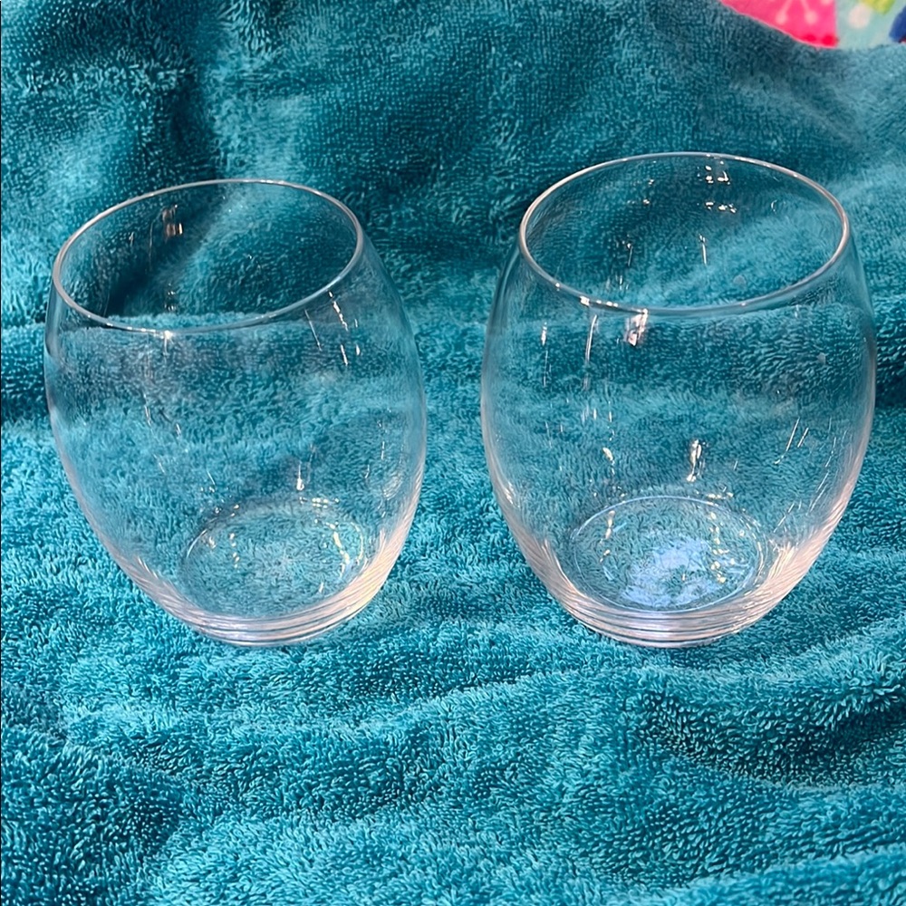 bormioli stemless wines glasses